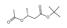 (R)-3-acetoxy-butyric acid tert-butyl ester Structure