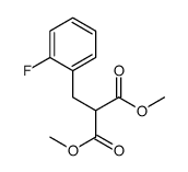 dimethyl 2-[(2-fluorophenyl)methyl]propanedioate结构式