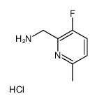 (3-fluoro-6-Methylpyridin-2-yl)Methanamine hydrochloride Structure