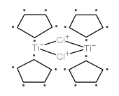 bis-(cyclopentadienyl)-chlorotitanium(iii) dimer结构式