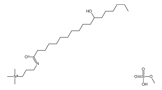 HYDROXYSTEARAMIDOPROPYL TRIMONIUM METHOSULFATE structure