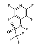 perfluoro-(N-fluoro-N-(4-pyridyl)methanesulphoneamide) Structure