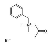 benzyl-dimethyl-(2-oxopropyl)azanium,bromide Structure