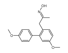 1-(4',5-dimethoxy-[1,1'-biphenyl]-2-yl)propan-2-one oxime Structure