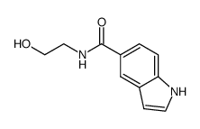 N-(2-hydroxyethyl)-1H-indole-5-carboxamide Structure