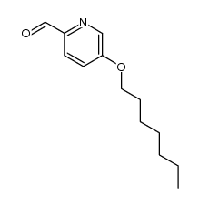 5-n-heptyloxypyridine-2-carbaldehyde结构式