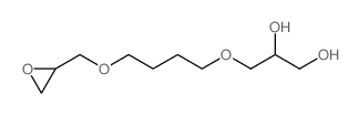 3-(4-(OXIRAN-2-YLMETHOXY)BUTOXY)PROPANE-1,2-DIOL结构式