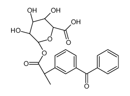 (R)-Ketoprofen Acyl-β-D-glucuronide Structure