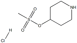 4-甲烷磺酰氧基哌啶盐酸盐结构式