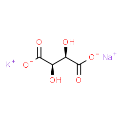 potassium sodium (R*,R*)-()-tartrate structure