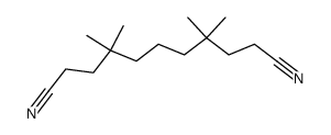 1,9-Dicyano-3,3,7,7-tetramethyl-nonan Structure