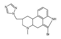 (6aR,9S)-5-bromo-7-methyl-9-(1,2,4-triazol-1-ylmethyl)-6,6a,8,9,10,10a-hexahydro-4H-indolo[4,3-fg]quinoline结构式