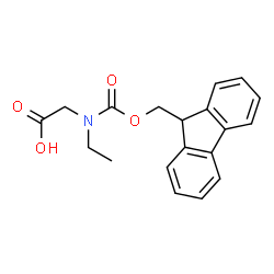 Fmoc-N-EtGly-OH structure