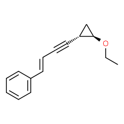 Benzene, [(1E)-4-[(1R,2S)-2-ethoxycyclopropyl]-1-buten-3-ynyl]-, rel- (9CI)结构式