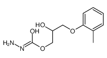 [2-hydroxy-3-(2-methylphenoxy)propyl] N-aminocarbamate Structure