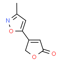 2(5H)-Furanone,4-(3-methyl-5-isoxazolyl)-(9CI)结构式