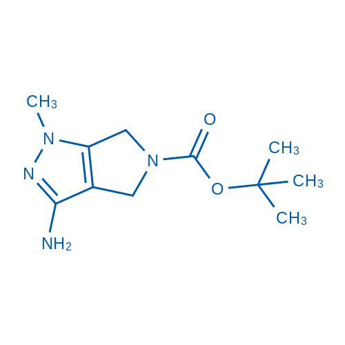 tert-Butyl 3-amino-1-methyl-4,6-dihydropyrrolo[3,4-c]pyrazole-5(1H)-carboxylate picture