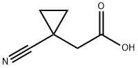 2-(1-cyanocyclopropyl)acetic acid Structure