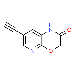 7-乙炔基-1H-吡啶并[2,3-B][1,4]噁嗪-2(3H)-酮结构式