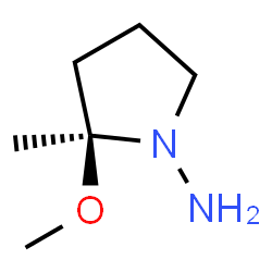 1-Pyrrolidinamine,2-methoxy-2-methyl-,(S)-(9CI) picture