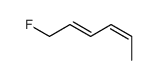 1-fluorohexa-2,4-diene结构式