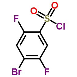 4-Bromo-2,5-difluorobenzenesulfonyl chloride Structure