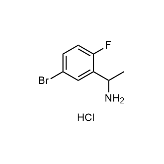 1-(5-Bromo-2-fluorophenyl)ethanamine hydrochloride Structure
