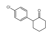 2-(4-chlorophenyl)cyclohexanone Structure