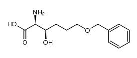 (2S,3R)-2-amino-6-benzyloxy-3-hydroxyhexanoic acid Structure