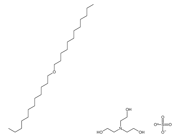 TRIETHANOLAMINE POLYOXYETHYLENE LAURYL ETHER SULFATE structure