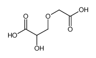 3-(carboxymethoxy)-2-hydroxypropanoic acid结构式