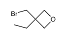 3-ethyl-3-(bromomethyl)oxetane structure