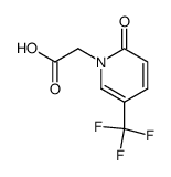 [2-oxo-5-(trifluoromethyl)-1(2H)-pyridinyl]acetic acid(SALTDATA: FREE)结构式