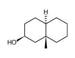 trans-10-methyl-2β-decalinol Structure