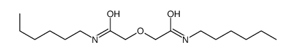 N-hexyl-2-[2-(hexylamino)-2-oxoethoxy]acetamide Structure