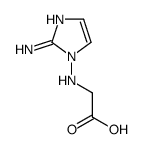 Glycine, N-(2-amino-1H-imidazol-1-yl)- (9CI) Structure