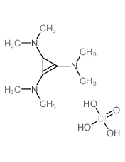 Cyclopropenylium, tris (dimethylamino)-, perchlorate structure