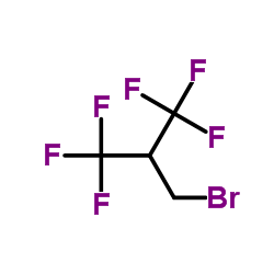 2-(Bromomethyl)-1,1,1,3,3,3-hexafluoropropane Structure