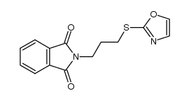 N-(3-oxazol-2-ylsulfanyl-propyl)-phthalimide结构式