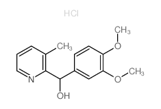 (3,4-dimethoxyphenyl)-(3-methylpyridin-2-yl)methanol结构式