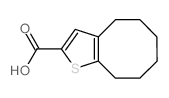 4,5,6,7,8,9-Hexahydrocycloocta[b]thiophene-2-carboxylic acid structure