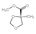 1,3-Dioxolane-4-carboxylicacid,4-methyl-,methylester,(4R)-(9CI) Structure