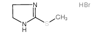 2-(methylthio)-4,5-dihydro-1H-imidazole hydrobromide structure