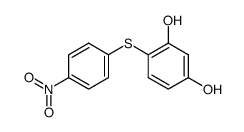 4-(4-nitro-phenylsulfanyl)-resorcinol Structure