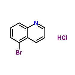 5-Bromoquinoline hydrochloride (1:1) structure