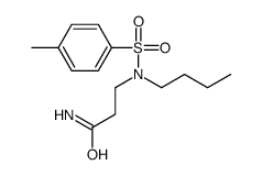 3-[butyl-(4-methylphenyl)sulfonylamino]propanamide Structure