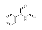 1,2-Hydrazinedicarboxaldehyde,1-phenyl-结构式