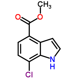 Methyl 7-chloro-1H-indole-4-carboxylate Structure