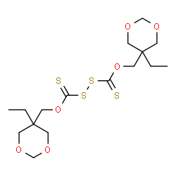 bis[(5-ethyl-1,3-dioxan-5-yl)methyl] thioperoxydicarbonate Structure