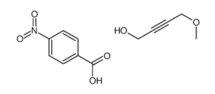 4-methoxybut-2-yn-1-ol,4-nitrobenzoic acid Structure